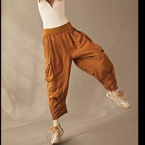 FP MOVEMENT Brown Cargo Jogger Pants